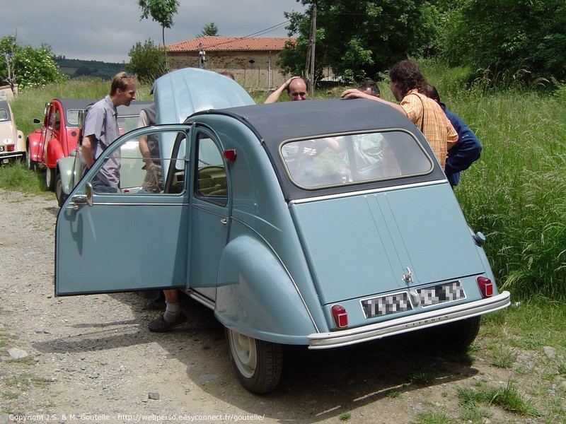 2CV AZA 1963 Bleu Monte-Carlo