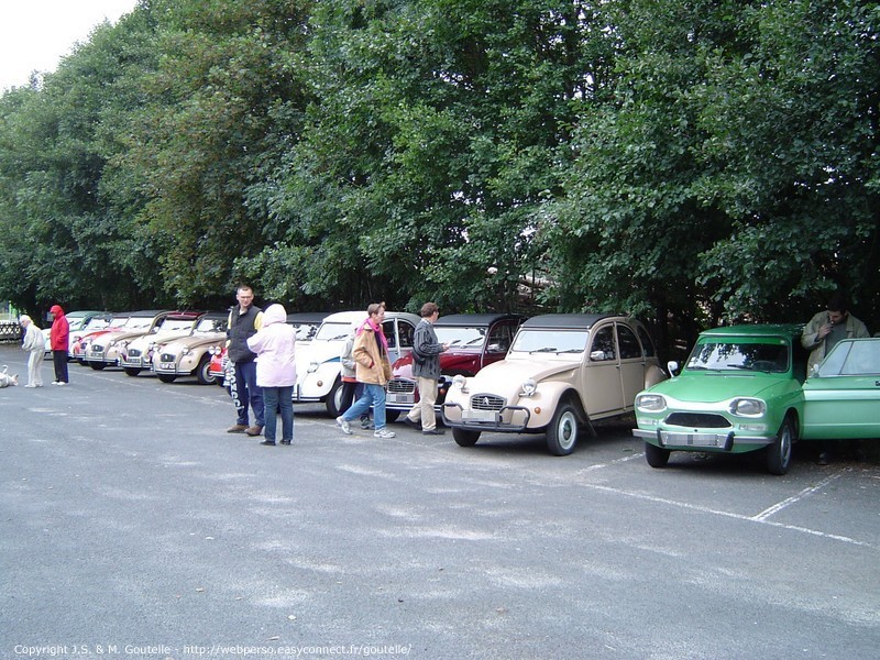 Arrivée du rallye à St-Anthème