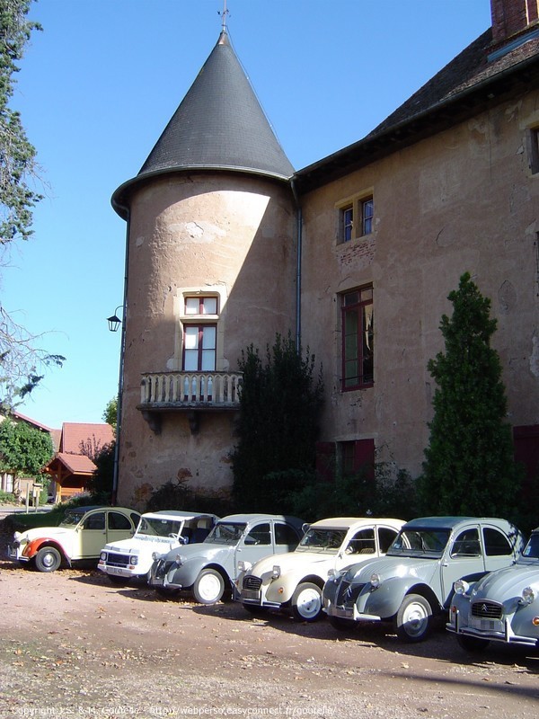 Arrivée au château de Ressins