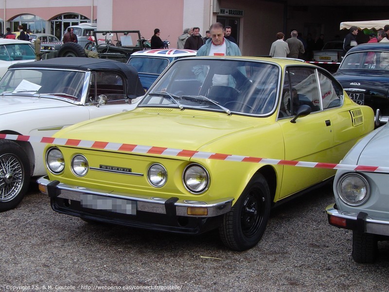 Un coupé Skoda 110R 1974