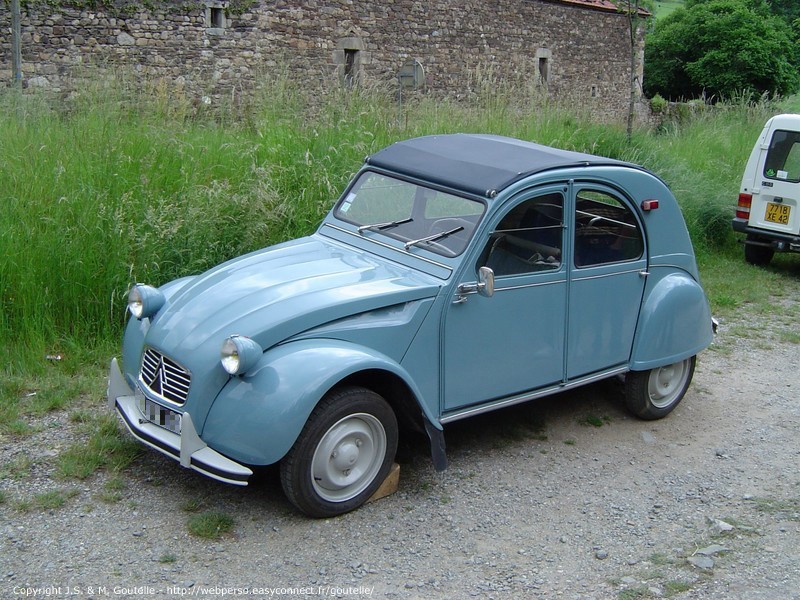 2CV AZA 1963 Bleu Monte-Carlo