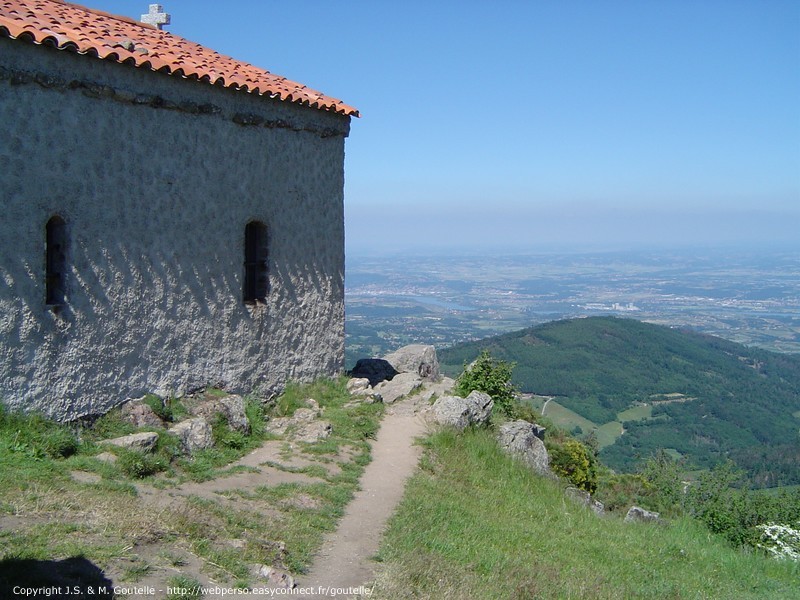 Vue sur la vallée du Rhône