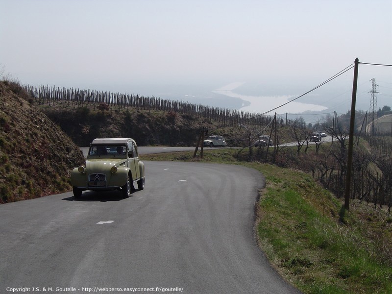 Sur la route panoramique du Rhône