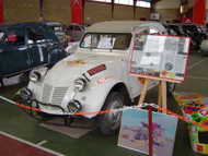 2CV AZ 1959 ayant participé au raid Paris-Persépolis en 1971