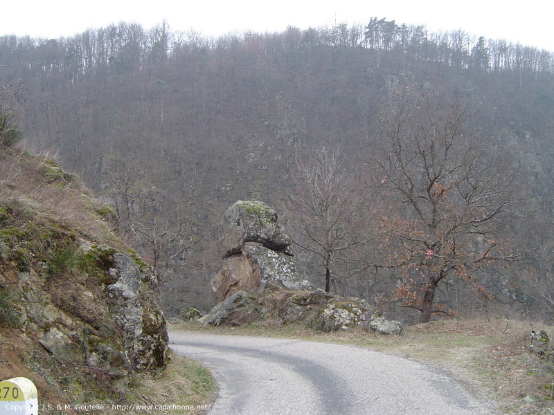 Dans les gorges de la Cance