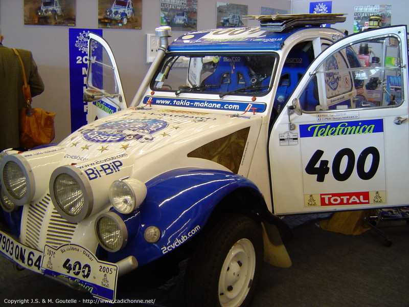 2CV 4×4 « Bi-Bip » du Méhari Club Cassis pour le Paris-Dakar