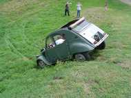 2CV 4×4 Sahara en action