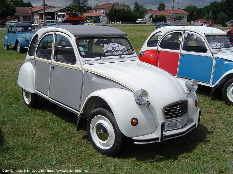 2CV Dolly blanche et grise