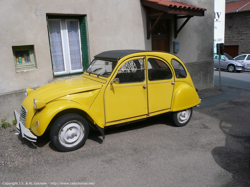 2CV Jaune Mimosa AC333