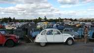 Sur le parking