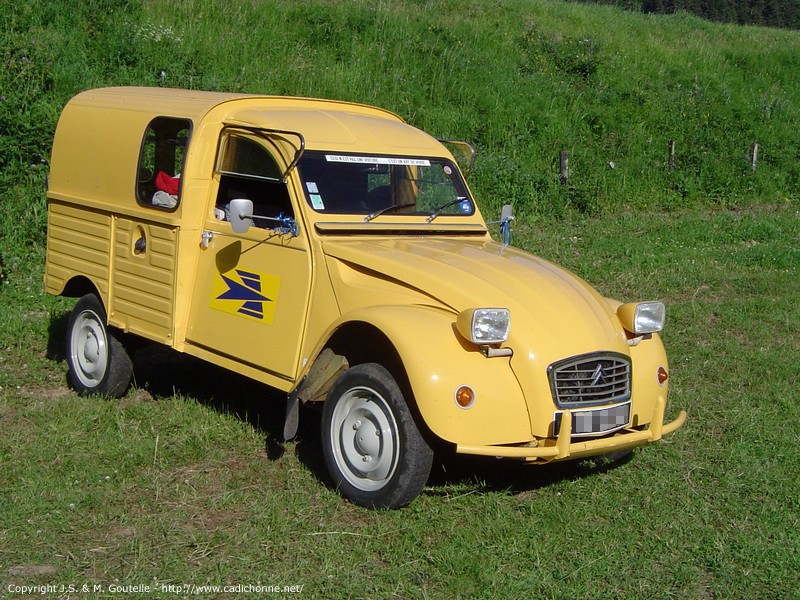 2CV AZU postale