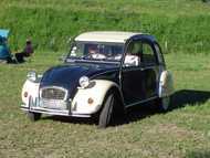 2CV Dolly bleue et jaune