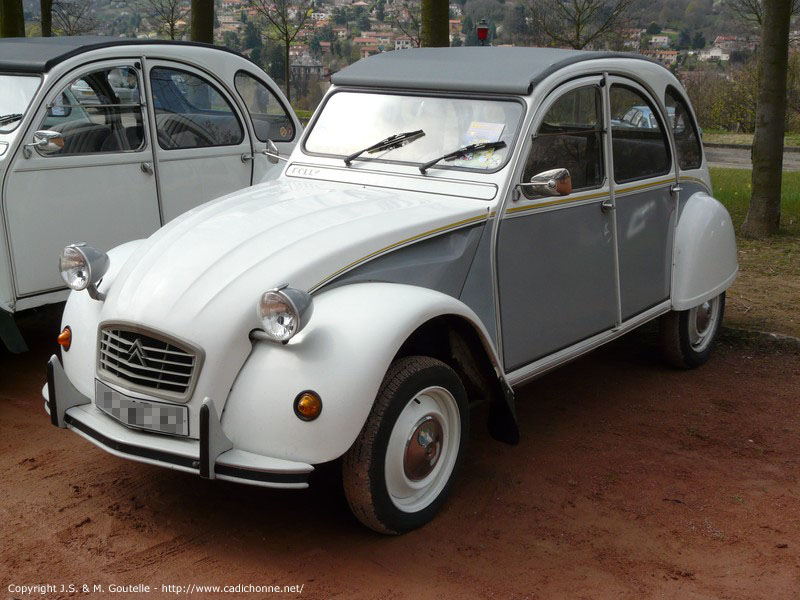 2CV Dolly blanche et grise