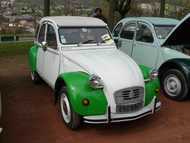 2CV Dolly blanche et verte