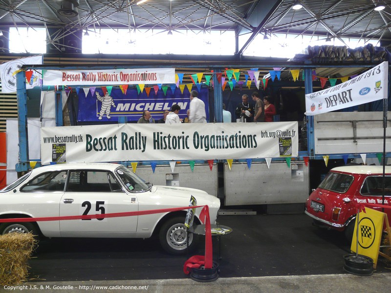 Le stand du Bessat Rally Historic