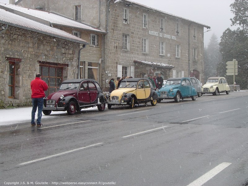 Le col de la République sous la neige