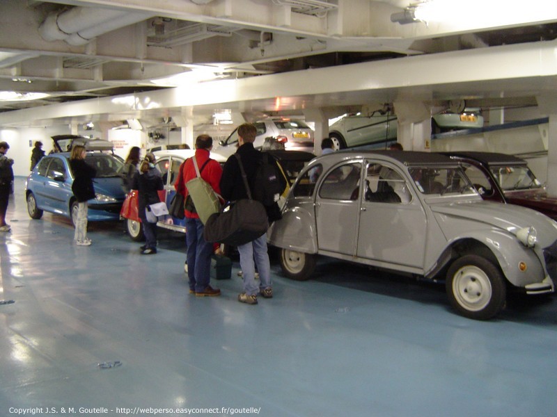 Dans le ferry