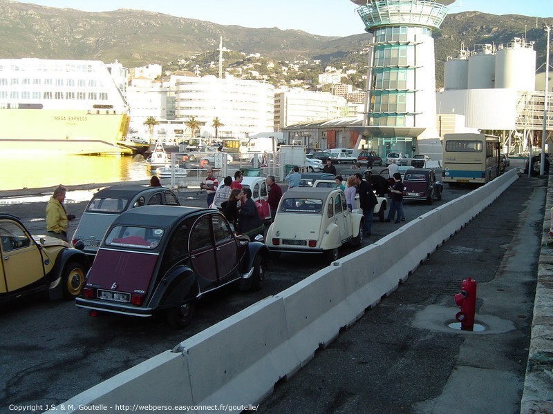 Sur le port de Bastia