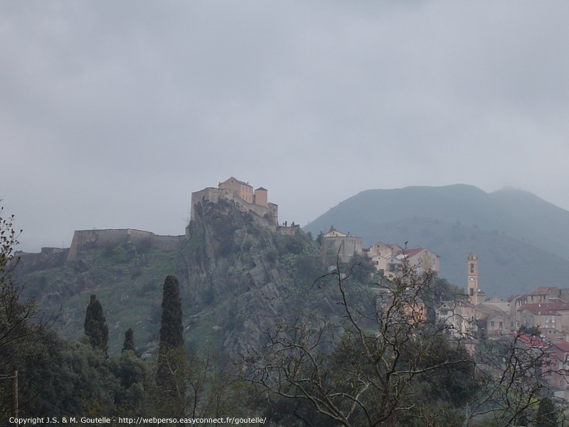 La citadelle de Corte