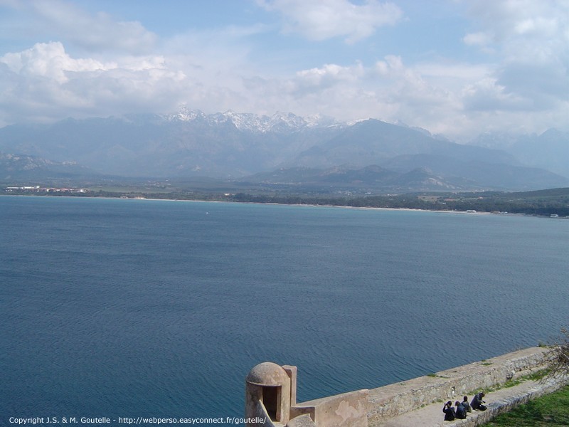 Depuis la citadelle de Calvi