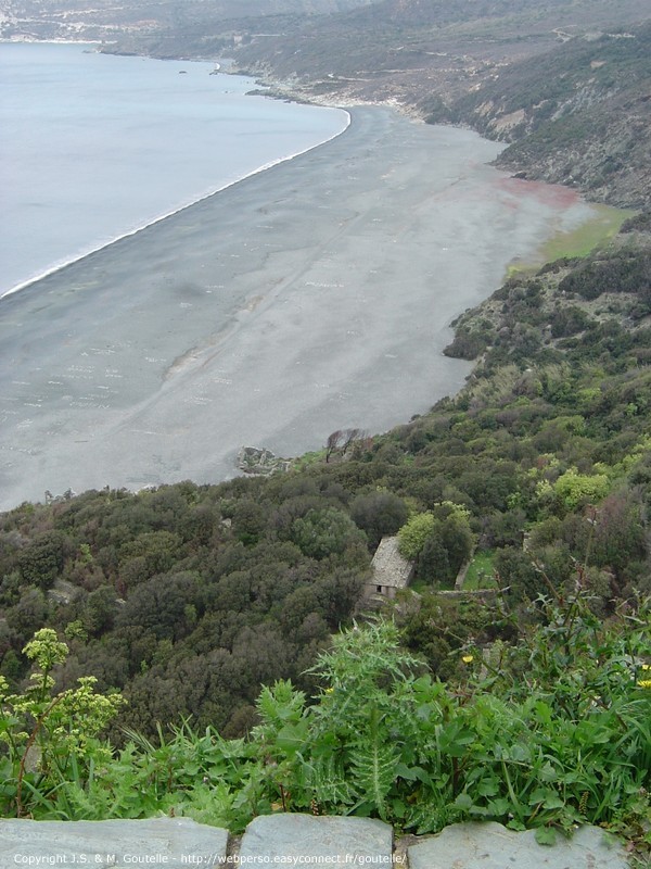 La plage de Nonza