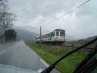 Un train des Chemins de Fer Corses