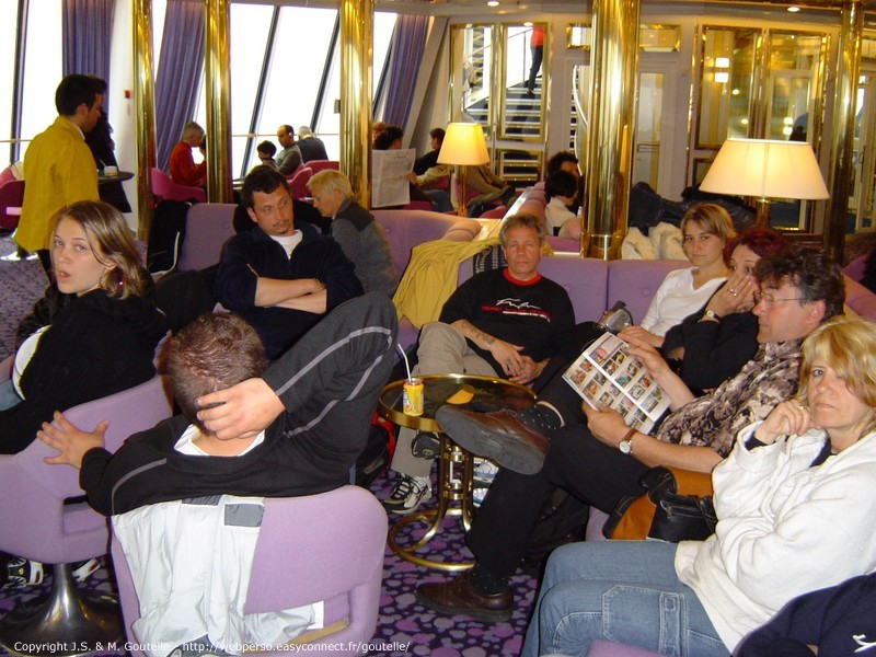 Dans le ferry